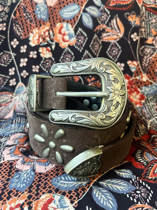 Daisy Belt - Brown