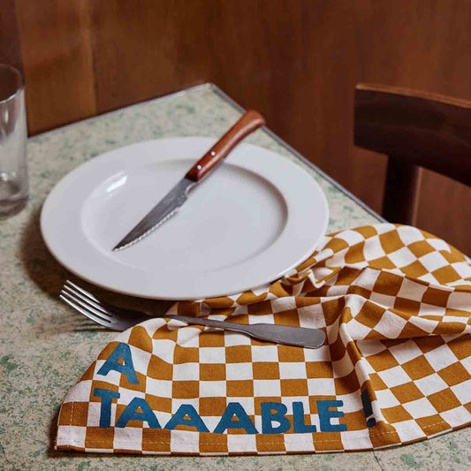 Josephine Caramel Napkin - A Taaable!