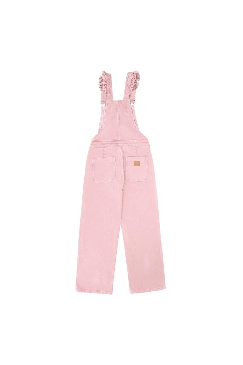 Elodie Frill Dungaree - Dusty Rose
