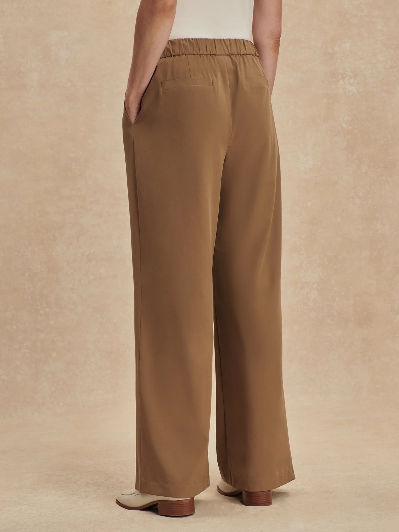 Kayson 2.0 Wide Leg Pant 29.5" - Taupe Stone