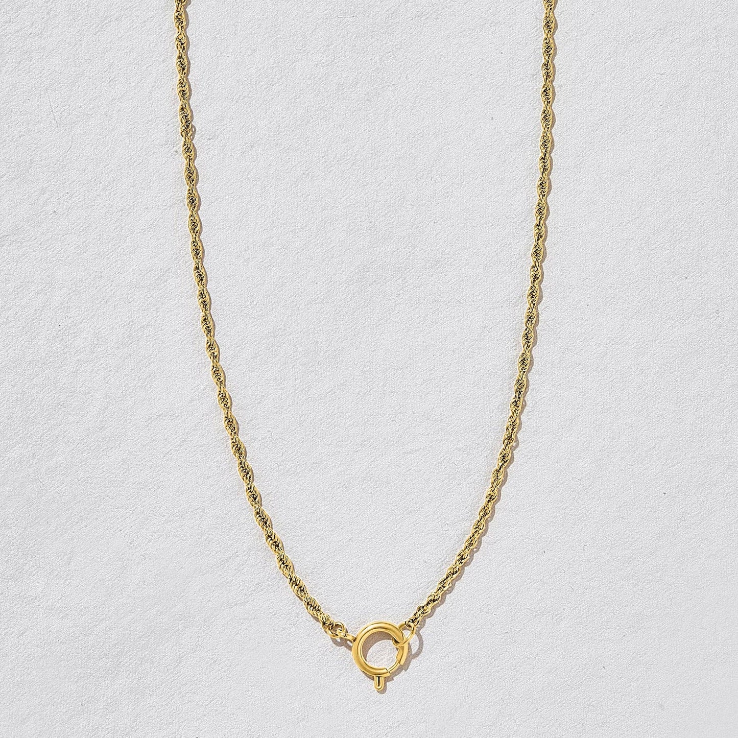 Fleury Gold Twisted Chain Necklace