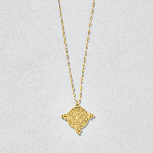 Nyra Gold Coin Necklace