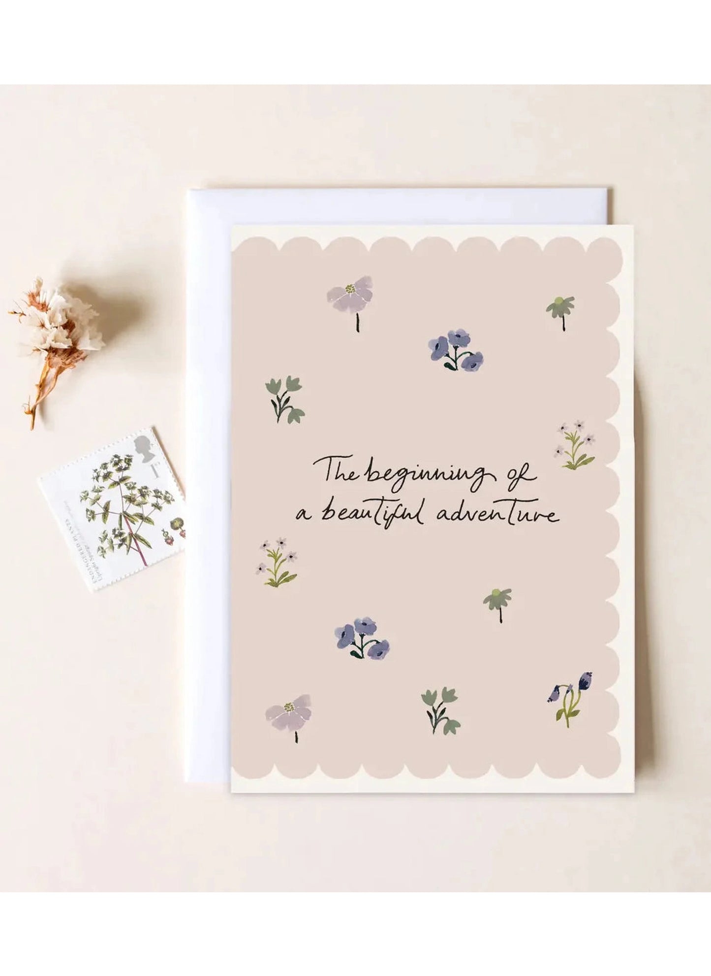 'Beautiful Adventure' Wedding Card