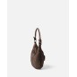 Leather Cross Body BIBA Bag Kansas - Dark Brown