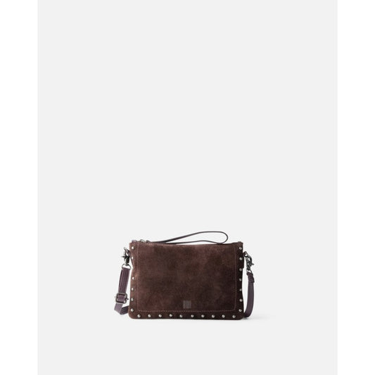 Leather Cross Bag BIBA Perry - Burgundy