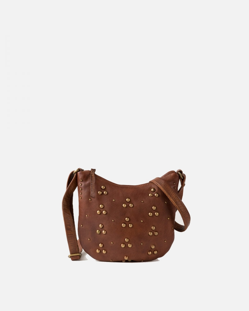 Leather Shoulder Bag BIBA Hill - Tan