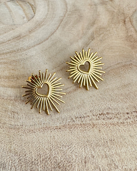 The Loveburst Gold Plated Waterproof Earrings