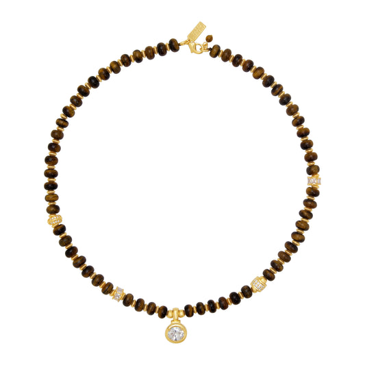 Melbourne Necklace- Tiger’s Eye
