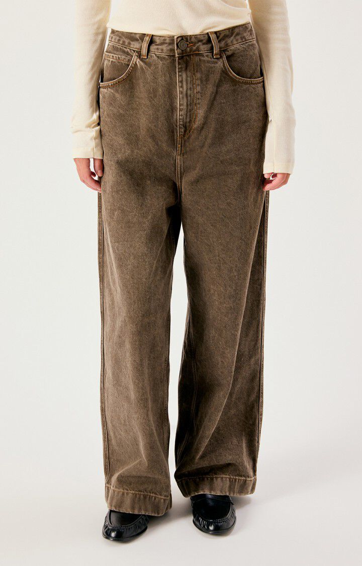 Oshow Loose Fit Jeans - Stone Brown