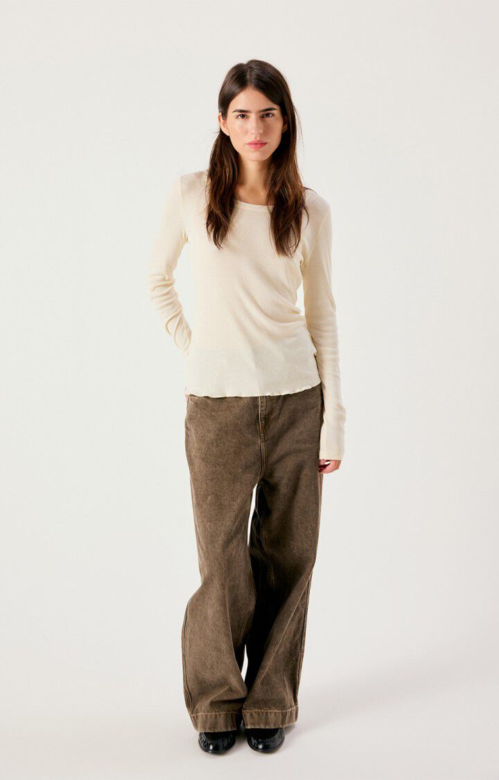 Oshow Loose Fit Jeans - Stone Brown