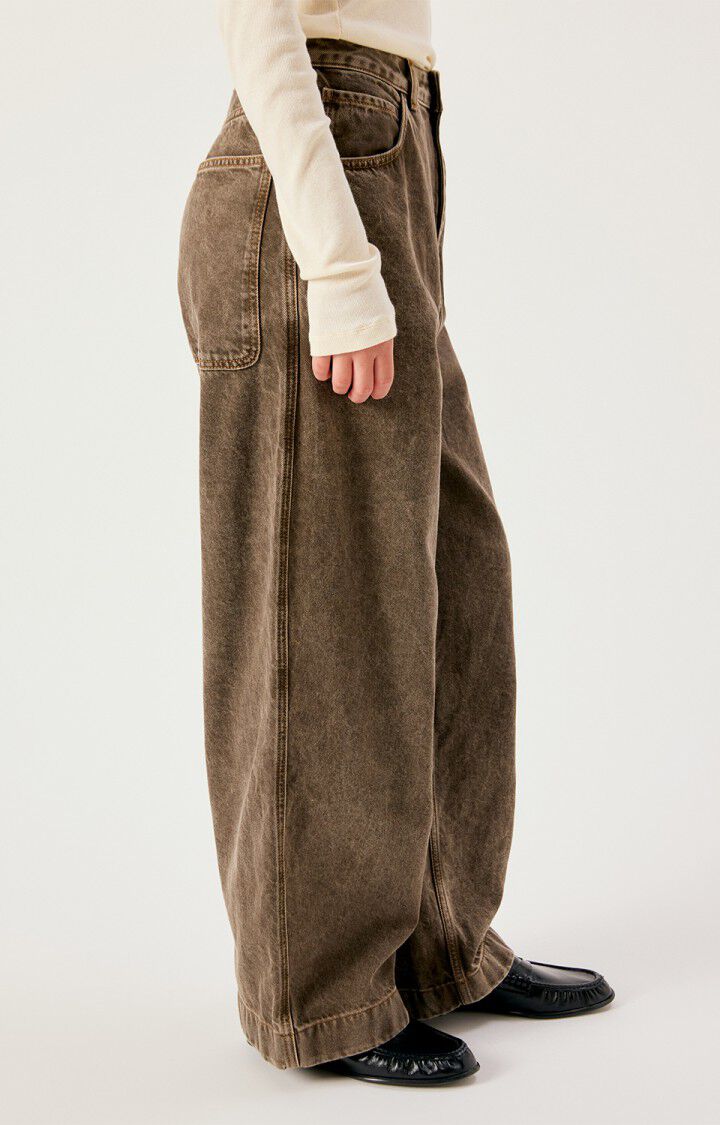 Oshow Loose Fit Jeans - Stone Brown
