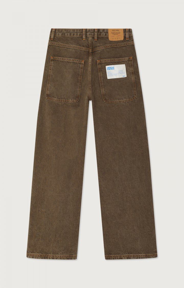 Oshow Loose Fit Jeans - Stone Brown
