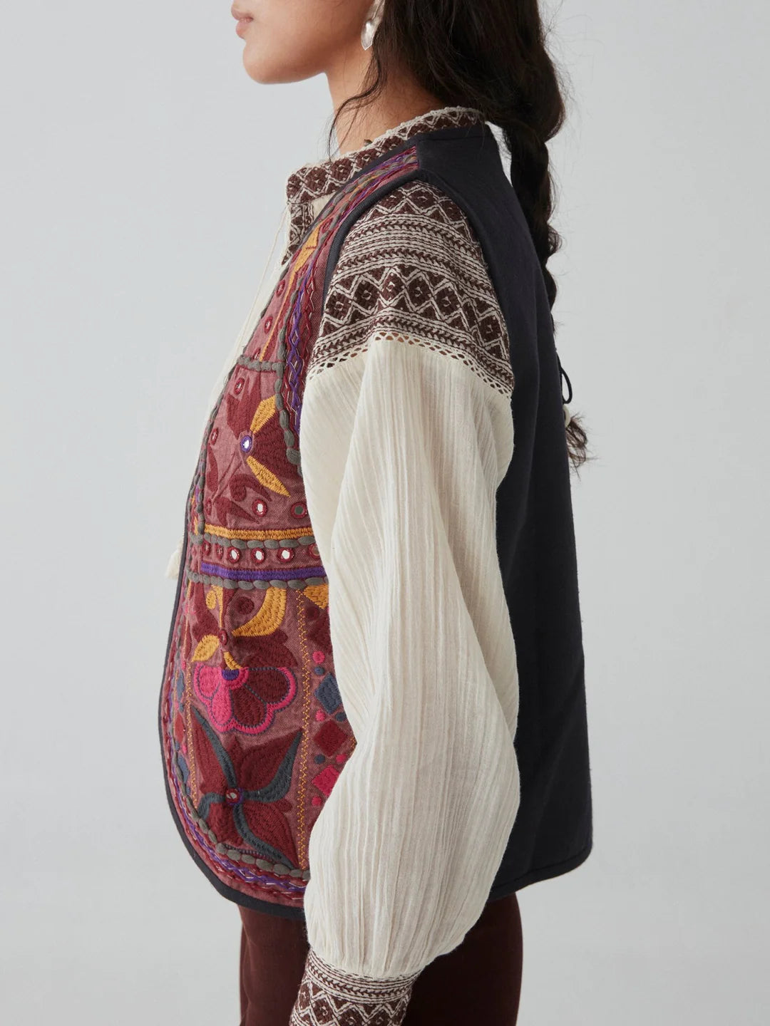 Payal Vest - Purshkar Grape