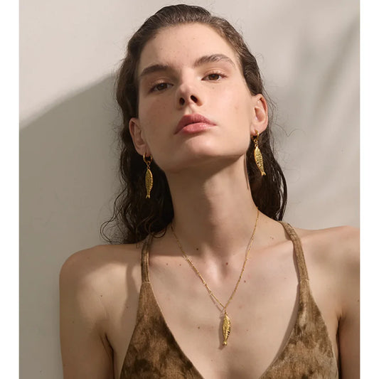 Fish Pendant Earrings