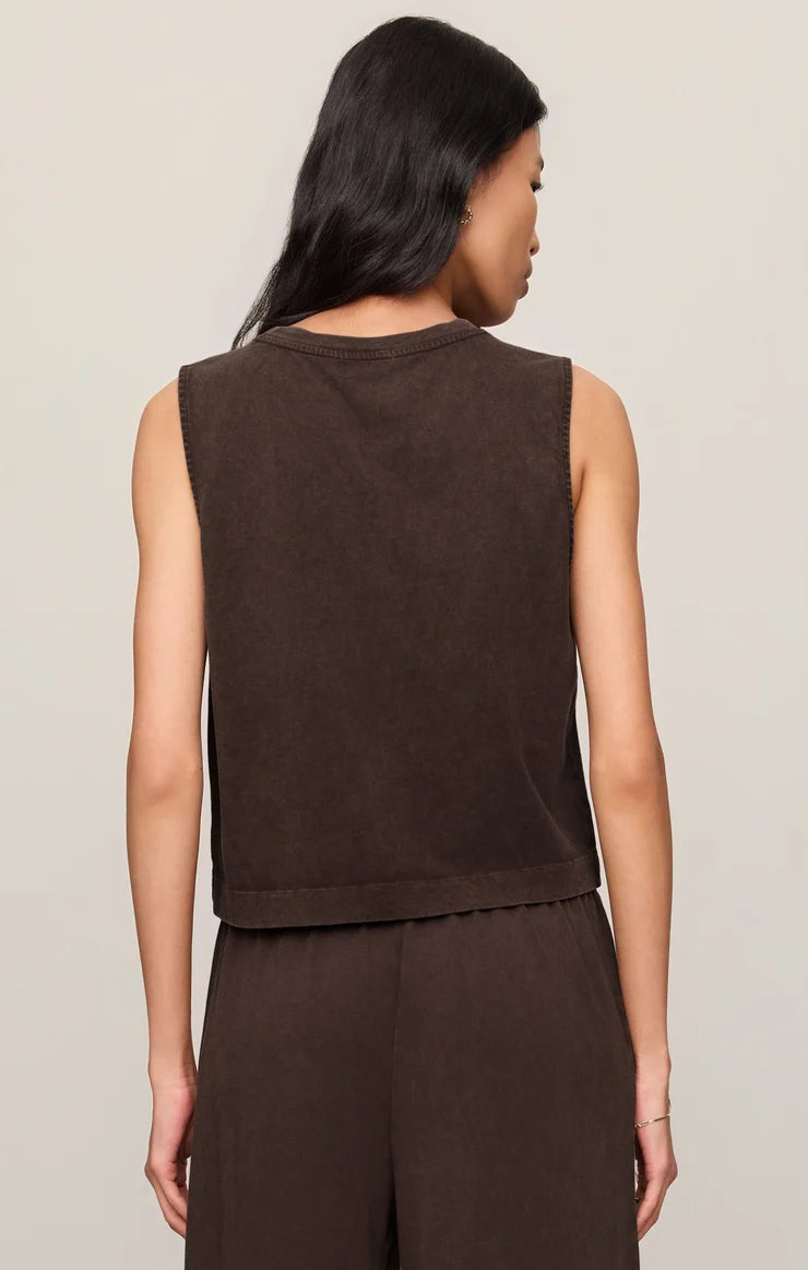Sloane Jersey Muscle Tank