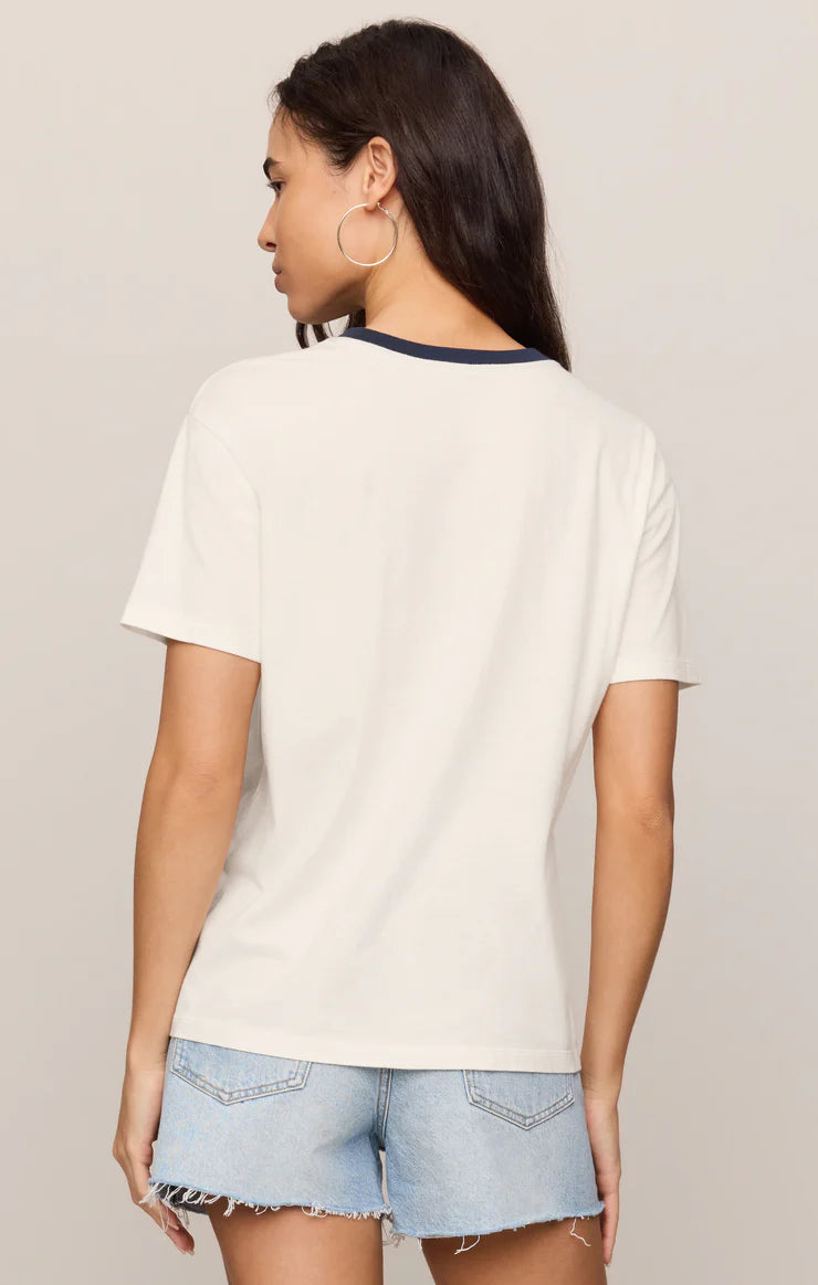 Salty Contrast Boyfriend Tee