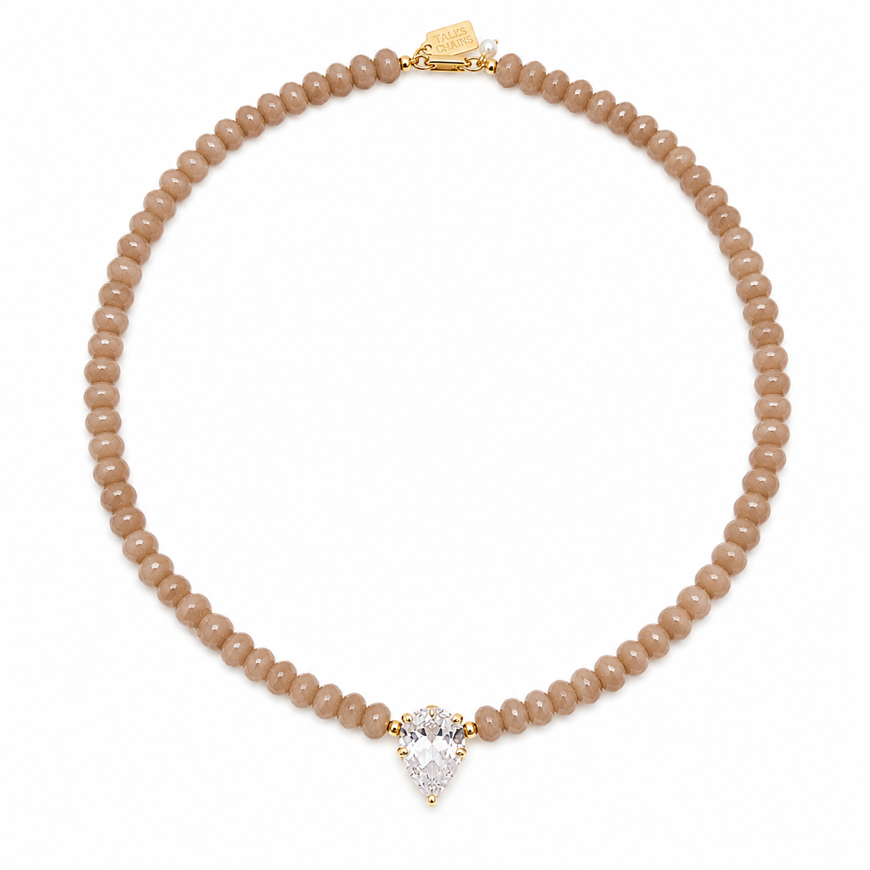 Tokyo Choker DELUXE- Smokey Quartz