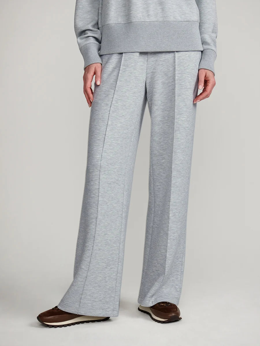 The Wide Leg Pant 30" - Blue Green Marl