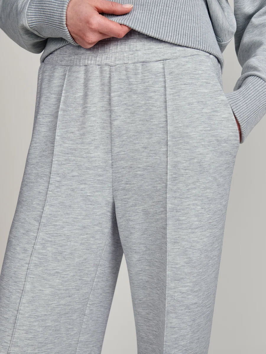 The Wide Leg Pant 30" - Blue Green Marl