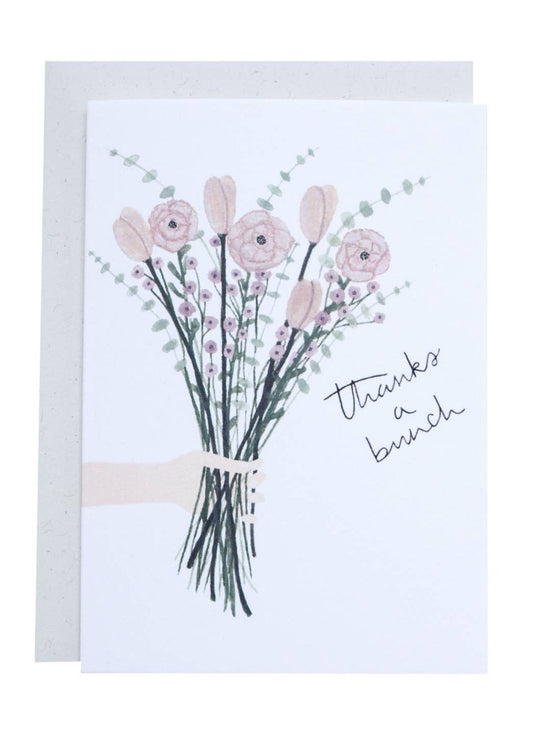 'Thanks A Bunch' Greeting Card