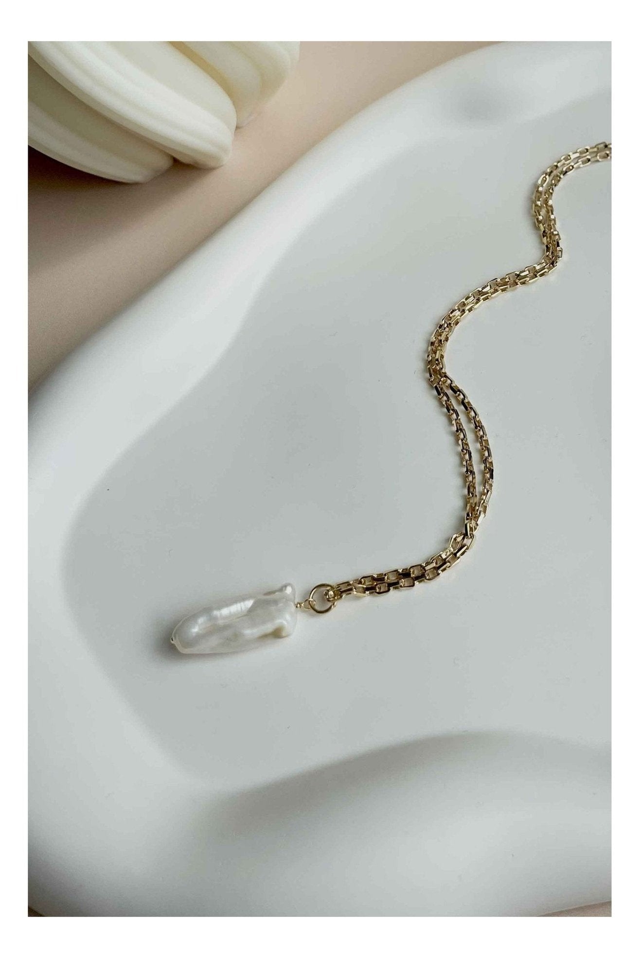 Alessia Organic Pearl Necklace