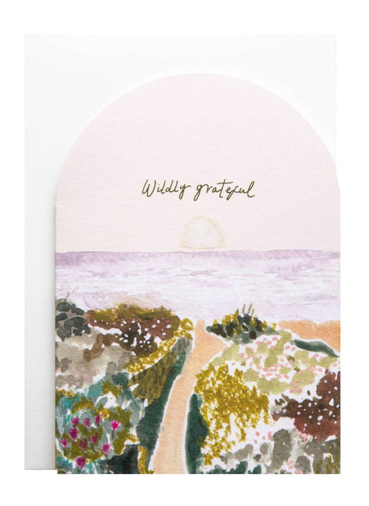 'Wildly Grateful' Thank You Card