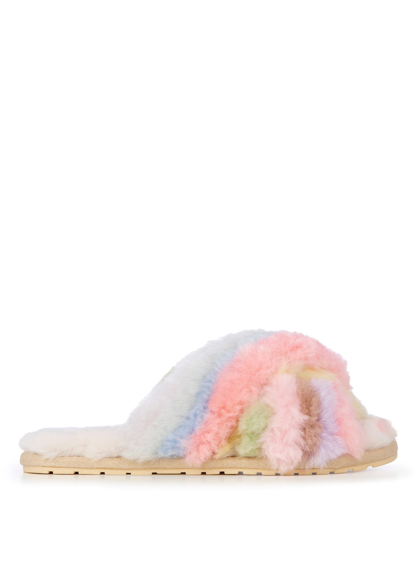 Mayberry Slippers - Rainbow Pastel
